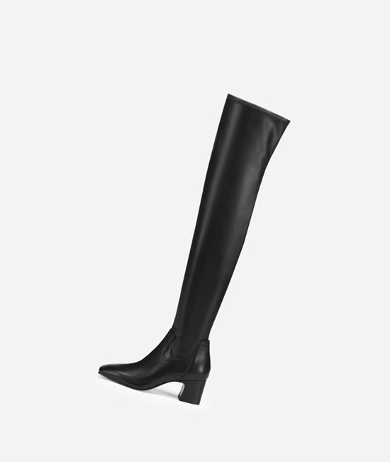 Black Women's ASH Clara Long Boots | 709SFJKNM