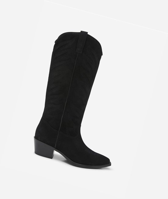 Black Women's ASH Delirium Long Boots | 567QNFOZM