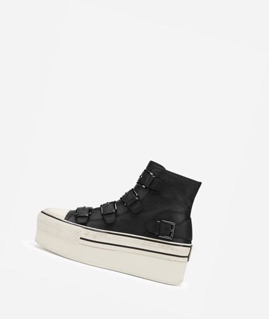 Black Women's ASH Jewel High-Top Sneakers | 432BELYTX