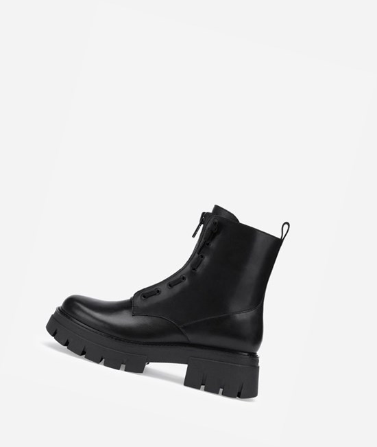 Black Women's ASH Lynch Biker Boots | 349BVDKFN
