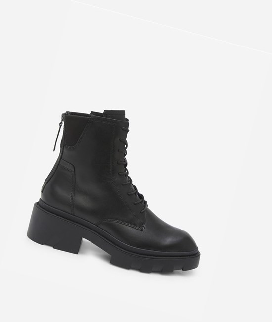 Black Women's ASH Moody Biker Boots | 786UTQJIM