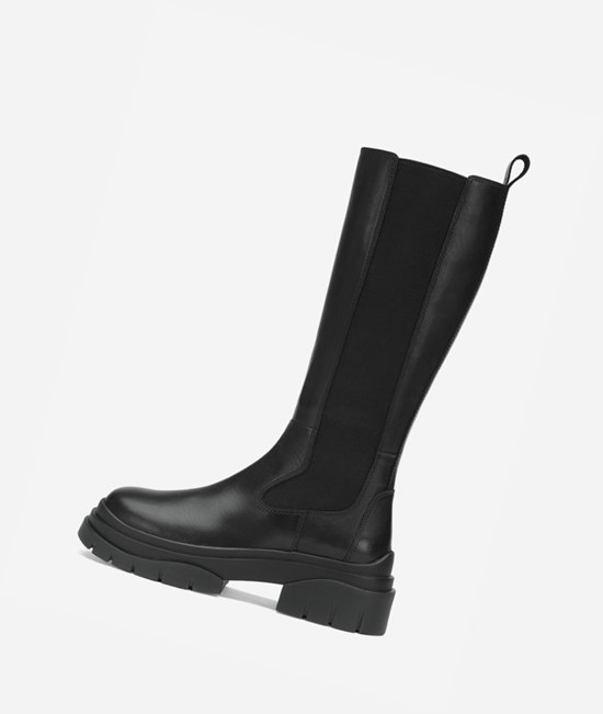 Black Women's ASH Stone Biker Boots | 759MDRASW