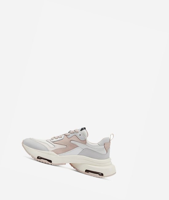 Pearl / White / Pinksalt / White Women's ASH Octopus Low-Top Sneakers | 621SHJRKZ