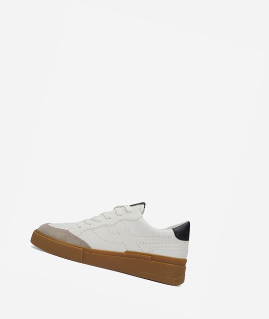 Seta / White / Black Women's ASH Free Low-Top Sneakers | 546OIVPRT