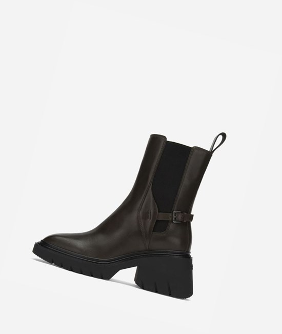 Whale Women's ASH Oxford Biker Boots | 389CRJBMT